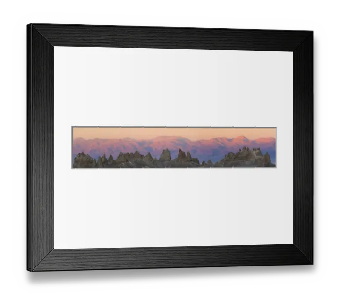 Framed Print : USA, California. Composite panoramic of Trona Pinnacles Framed Print : USA, California. Composite panoramic of Trona Pinnacles
