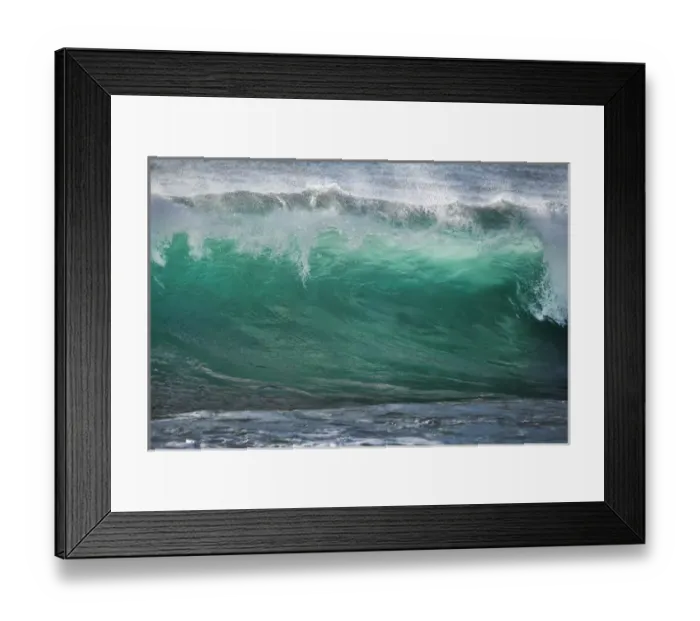 Framed Print : USA, California, La Jolla. Shorebreak wave Framed Print : USA, California, La Jolla. Shorebreak wave