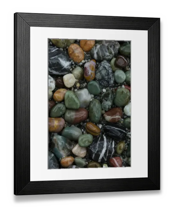Framed Print : USA, California, Big Sur. Patterns of rocks on coast