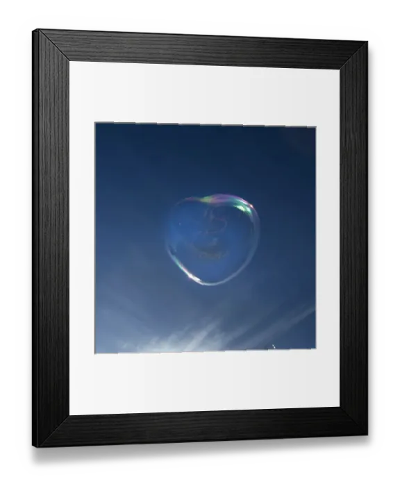 Framed Print : USA, California, La Jolla. Floating bubble Framed Print : USA, California, La Jolla. Floating bubble