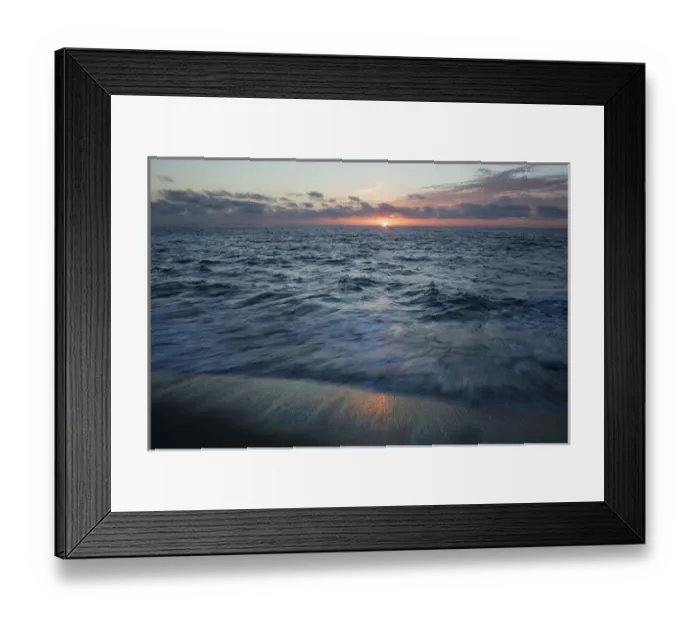 Framed Print : USA, California, La Jolla. Sunset over beach Framed Print : USA, California, La Jolla. Sunset over beach