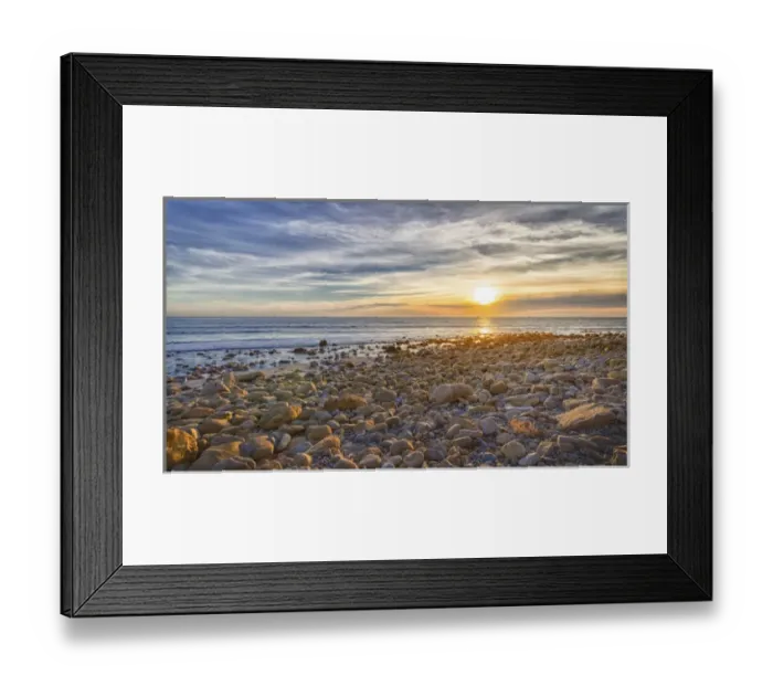 Framed Print : USA, California, Malibu. Sunset as seen from County Line Beach, on the border of Los Angeles Framed Print : USA, California, Malibu. Sunset as seen from County Line Beach, on the border of Los Angeles