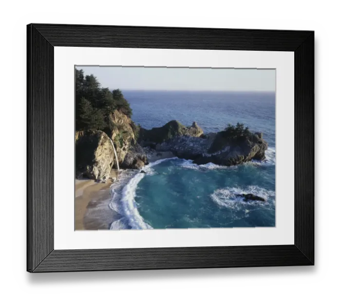 Framed Print : CTF-119. California, Big Sur Coast, Central Coast Framed Print : CTF-119. California, Big Sur Coast, Central Coast