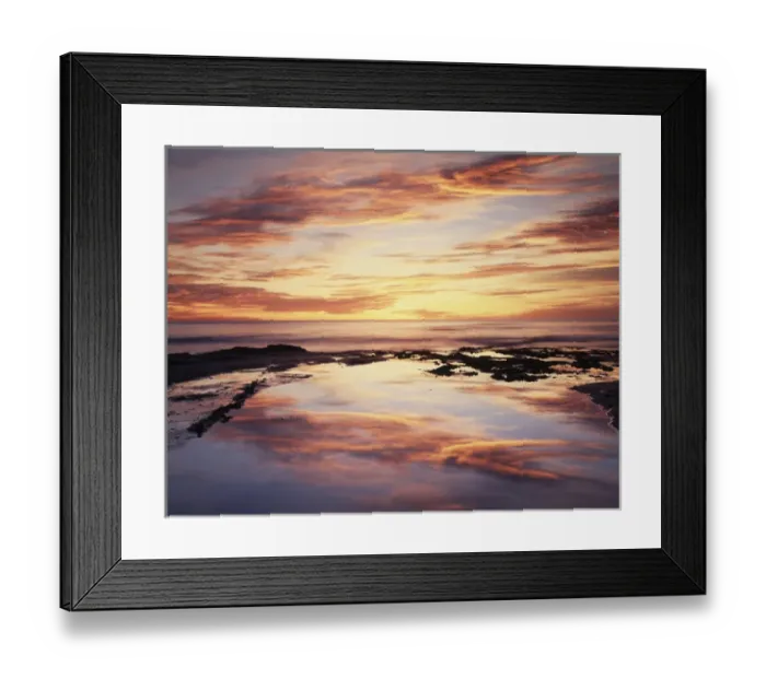 Framed Print : CTF-1258. California, San Diego, Sunset Cliffs