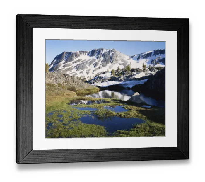Framed Print : CTF-015. California, Sierra Nevada Mountains, Twenty Lakes Basin Framed Print : CTF-015. California, Sierra Nevada Mountains, Twenty Lakes Basin