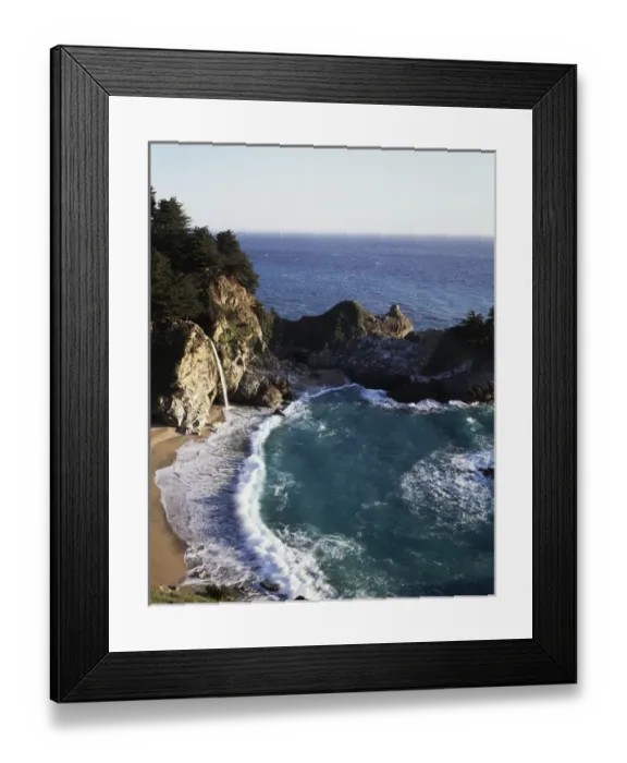 Framed Print : CTF-0944. California, Big Sur Coast, Central Coast