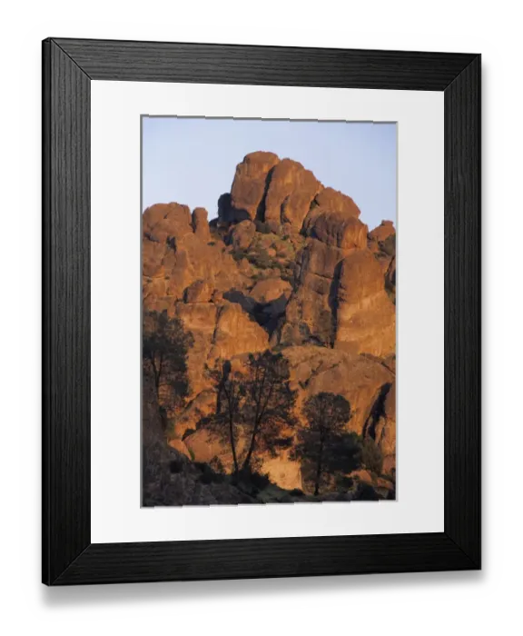 Framed Print : USA, California, Sunset, High Peaks, Pinnacles National Monument Framed Print : USA, California, Sunset, High Peaks, Pinnacles National Monument