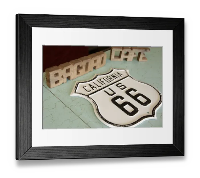 Framed Print : Newberry Springs, California, United States. Route 66