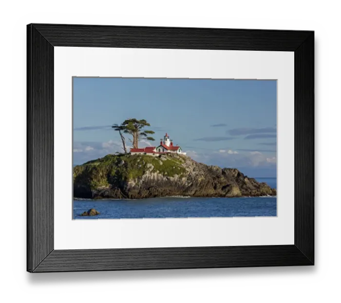 Framed Print : CA, Crescent City, Battery Point Lighthouse Framed Print : CA, Crescent City, Battery Point Lighthouse