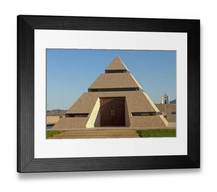 Framed Print : USA, California. Intended as a monument to humanity, Felicity was created by Jacques-Andre