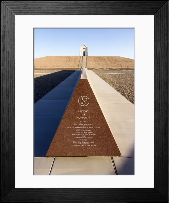 Framed Print : USA, California. Intended as a monument to humanity, Felicity was created by Jacques-Andre Framed Print : USA, California. Intended as a monument to humanity, Felicity was created by Jacques-Andre
