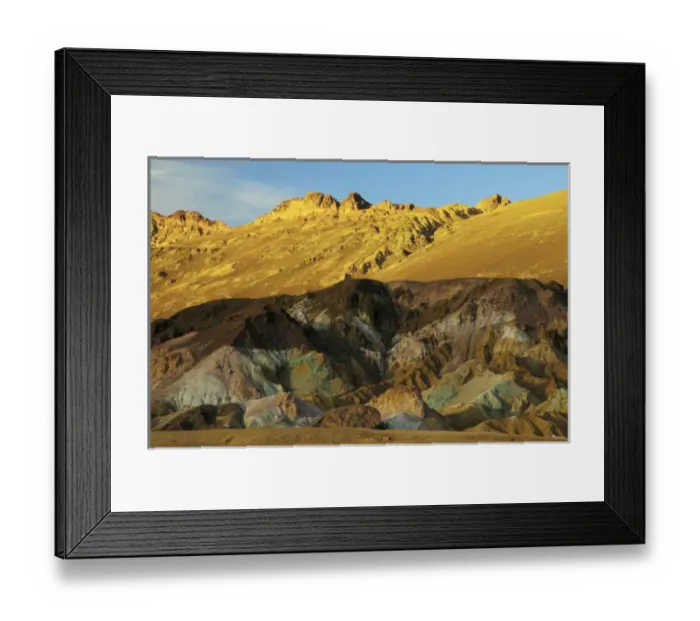 Framed Print : Artist Drive, Death Valley National Park, California, USA