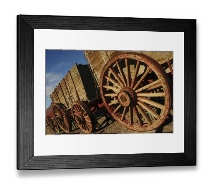 Framed Print : Borax Mining Wagon, Furnace Creek, Death Valley National Park, USA