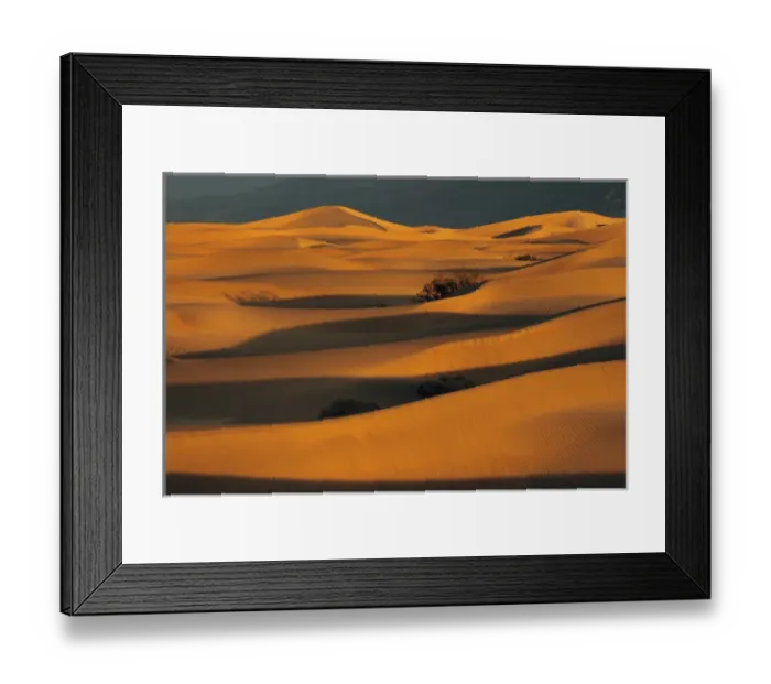 Framed Print : Sunrise on the Mesquite Flat Sand Dunes; Stovepipe Wells; Death Valley National Park Framed Print : Sunrise on the Mesquite Flat Sand Dunes; Stovepipe Wells; Death Valley National Park