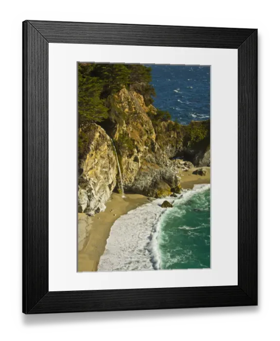 Framed Print : Mcway Falls; Julia Pfeiffer Burns State Park; Big Sur; California; USA Framed Print : Mcway Falls; Julia Pfeiffer Burns State Park; Big Sur; California; USA