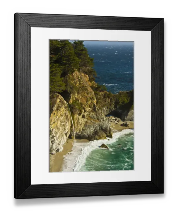 Framed Print : McWay Falls; Julia Pfeiffer Burns State Park; Big Sur; California; USA