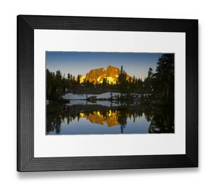 Framed Print : Ansel Adams Wilderness, CA, USA, Mount Ritter Reflected in the Clark Lakes Framed Print : Ansel Adams Wilderness, CA, USA, Mount Ritter Reflected in the Clark Lakes
