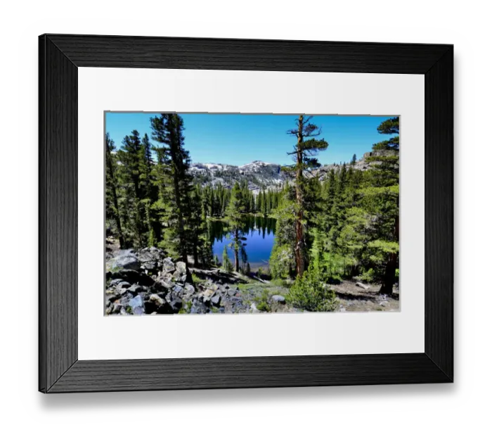 Framed Print : Ansel Adams Wilderness, CA, USA, Clark Lakes