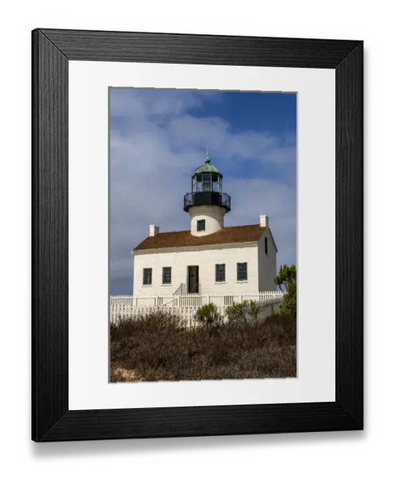 Framed Print : USA, California, Cabrillo National Monument, Old Point Loma Lighthouse Framed Print : USA, California, Cabrillo National Monument, Old Point Loma Lighthouse