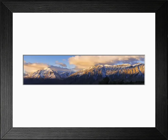 Framed Print : Winter sunrise on Mount Tom and the Sierra crest, Inyo National Forest, California USA Framed Print : Winter sunrise on Mount Tom and the Sierra crest, Inyo National Forest, California USA