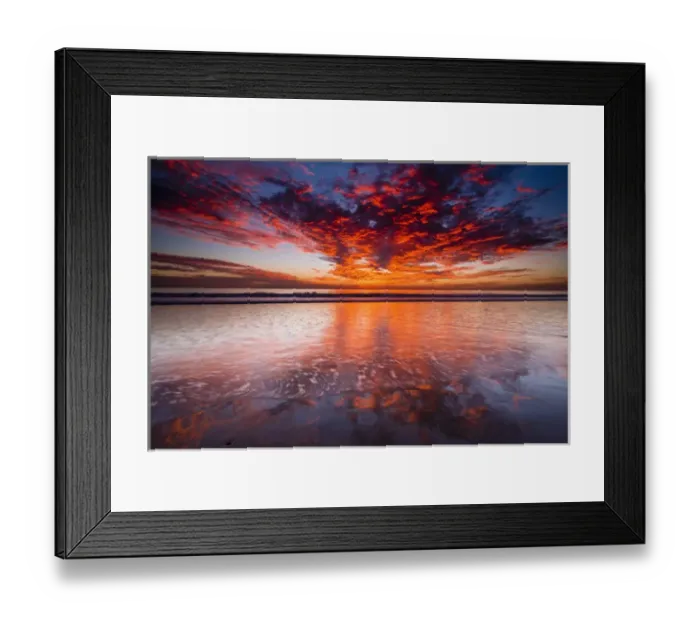 Framed Print : Sunset over the Channel Islands from Ventura State Beach, Ventura, California USA Framed Print : Sunset over the Channel Islands from Ventura State Beach, Ventura, California USA