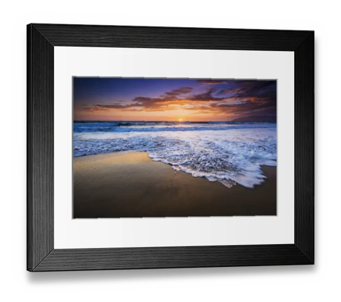 Framed Print : Sunset over the Pacific Ocean from Ventura State Beach, Ventura, California USA Framed Print : Sunset over the Pacific Ocean from Ventura State Beach, Ventura, California USA