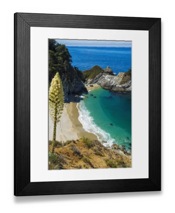 Framed Print : McWay Cove, Julia Pfeiffer Burns State Park, Big Sur, California USA