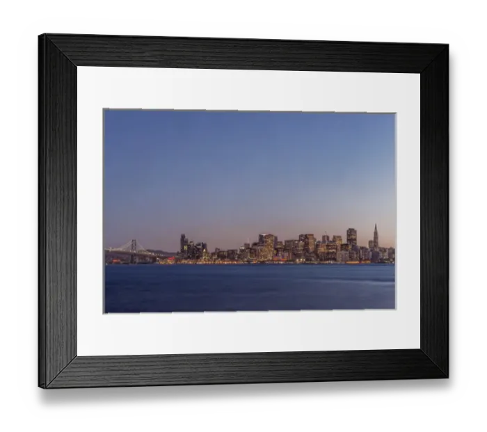 Framed Print : USA, CA, San Francisco, Downtown Skyline at Twilight Framed Print : USA, CA, San Francisco, Downtown Skyline at Twilight