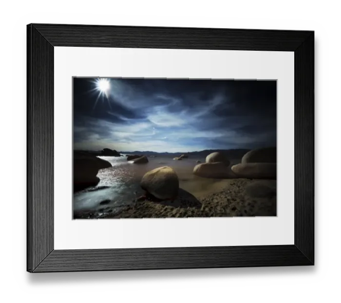 Framed Print : Serene landscape of Lake Tahoe Framed Print : Serene landscape of Lake Tahoe