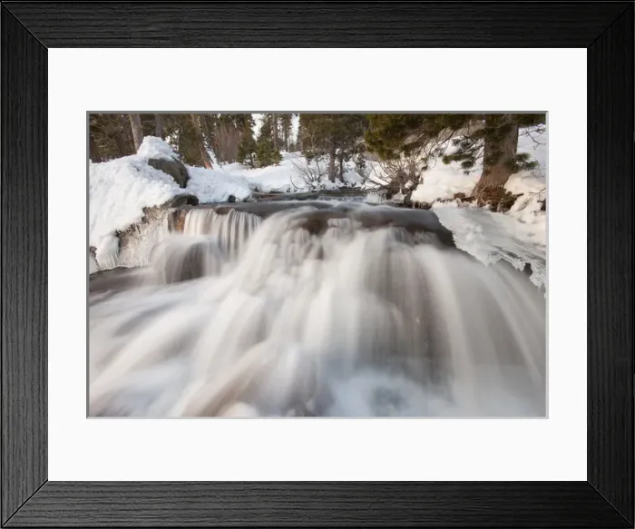 Framed Print : Lower Eagle Falls above Emerald Bay at Lake Tahoe. Califonia Framed Print : Lower Eagle Falls above Emerald Bay at Lake Tahoe. Califonia