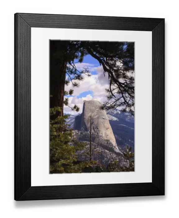 Framed Print : Profile of Half Dome from Glacier Point. Yosemite, California, US Framed Print : Profile of Half Dome from Glacier Point. Yosemite, California, US