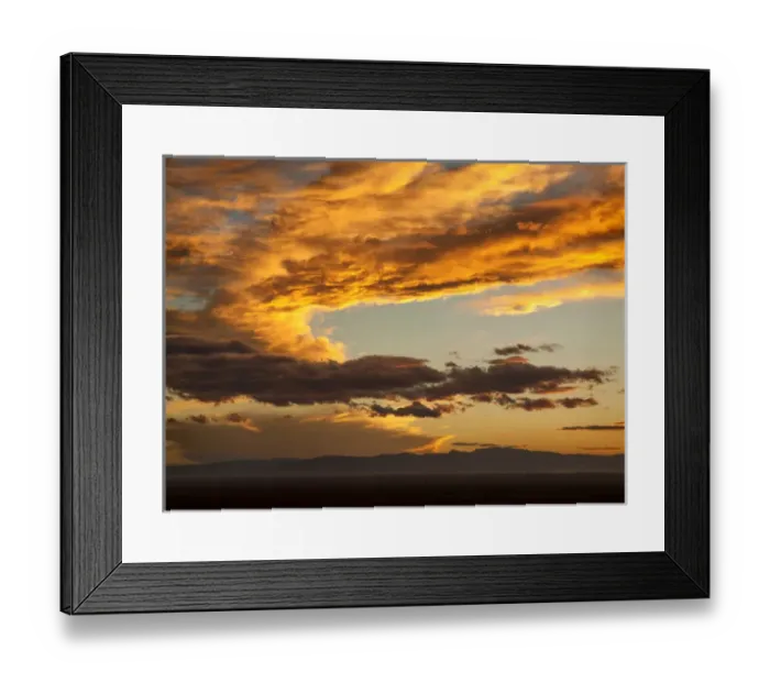 Framed Print : USA, Colorado, San Juan Mountains, Sunset across the San Luis Valley Framed Print : USA, Colorado, San Juan Mountains, Sunset across the San Luis Valley