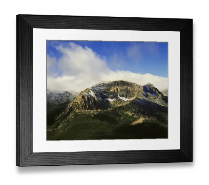 Framed Print : USA, Colorado, Rocky Mountains National Park, View of Terra Tomah Mountain Framed Print : USA, Colorado, Rocky Mountains National Park, View of Terra Tomah Mountain