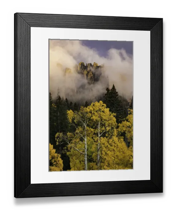 Framed Print : Pinnacles at Owl Creek Pass at sunset, Cimarron range in autumn, San Juan Mountains Framed Print : Pinnacles at Owl Creek Pass at sunset, Cimarron range in autumn, San Juan Mountains