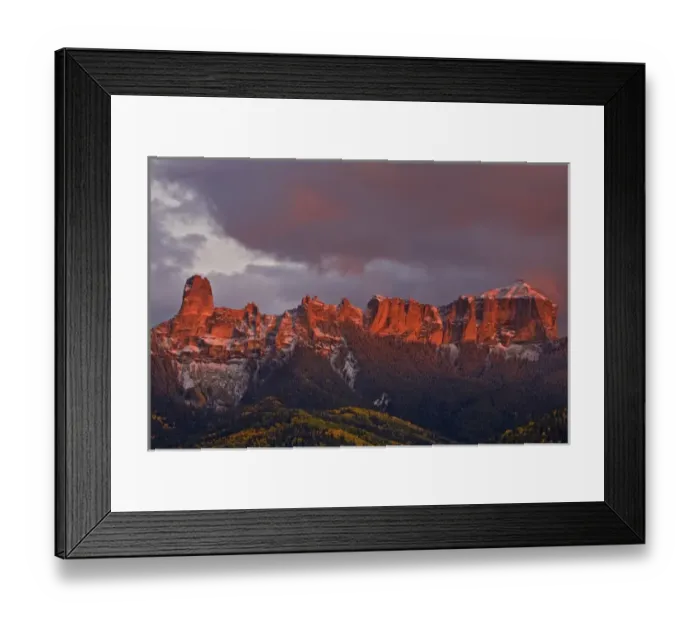 Framed Print : USA, Colorado, Rocky Mountains, Owl Creek Pass