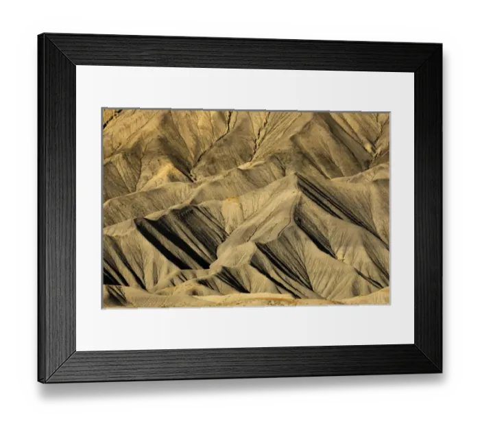 Framed Print : Rugged Book Cliffs at sunset on northern side of Grand Valley, Grand Junction, Colorado