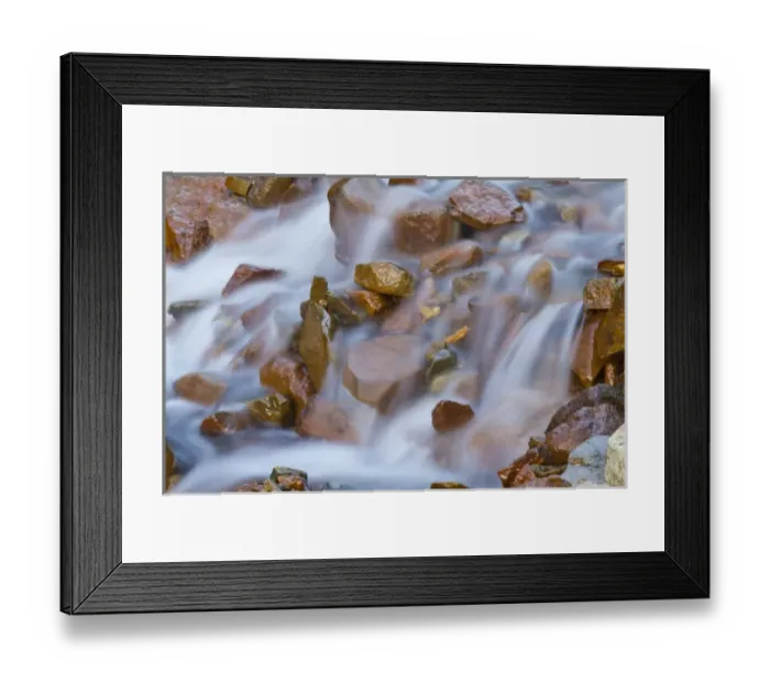 Framed Print : USA, Colorado, Rocky Mountains, Ophir Pass. Small waterfall cascades over rocks. Credit as Framed Print : USA, Colorado, Rocky Mountains, Ophir Pass. Small waterfall cascades over rocks. Credit as