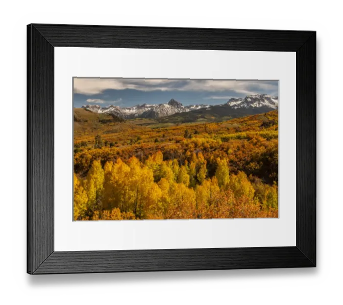 Framed Print : USA, Colorado. Dallas Divide in San Juan Mountains