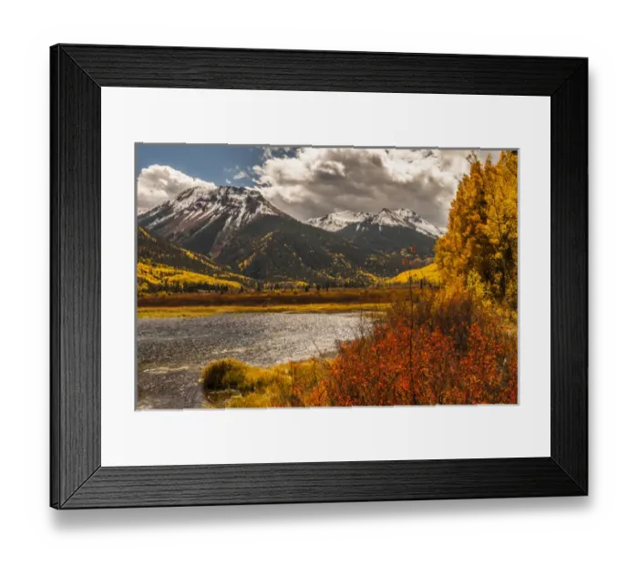 Framed Print : USA, Colorado. Autumn landscape in San Juan Mountains Framed Print : USA, Colorado. Autumn landscape in San Juan Mountains