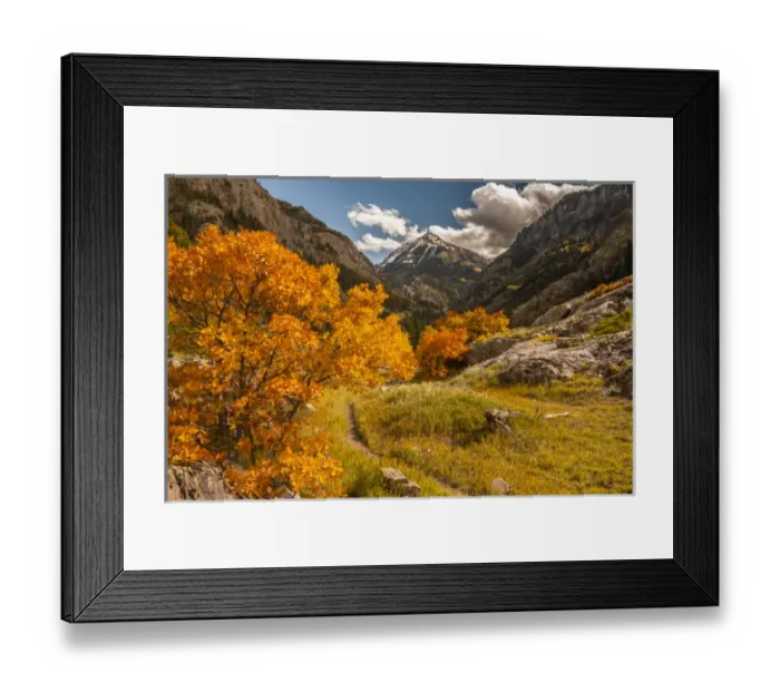 Framed Print : USA, Colorado. Autumn landscape in San Juan Mountains Framed Print : USA, Colorado. Autumn landscape in San Juan Mountains