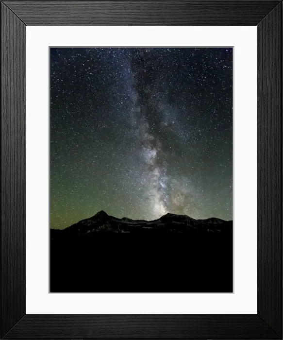 Framed Print : USA, Colorado. Milky Way in night sky. Credit as: Don Paulson  /  Jaynes Gallery  /  DanitaDelimont