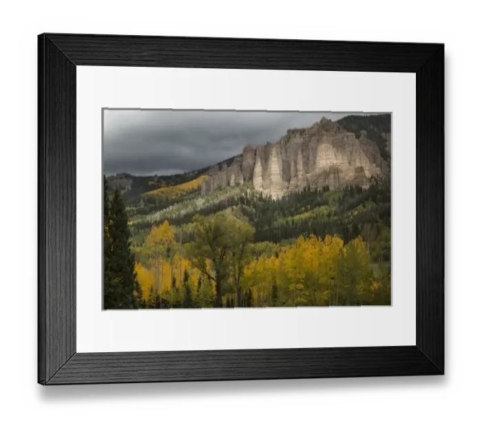Framed Print : USA, Colorado, San Juan Mountains. Storm clouds over mountain Framed Print : USA, Colorado, San Juan Mountains. Storm clouds over mountain