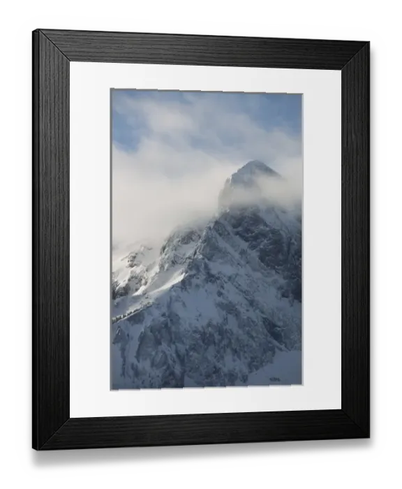 Framed Print : USA, Colorado, San Juan Mountains. Clouds over snowy mountain landscape. Credit as Framed Print : USA, Colorado, San Juan Mountains. Clouds over snowy mountain landscape. Credit as