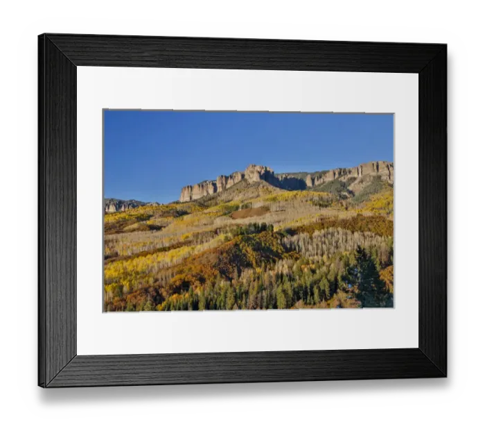 Framed Print : Colorado Autumn time just east of Ridgway viewing the Mountains of the Rio Grande Framed Print : Colorado Autumn time just east of Ridgway viewing the Mountains of the Rio Grande