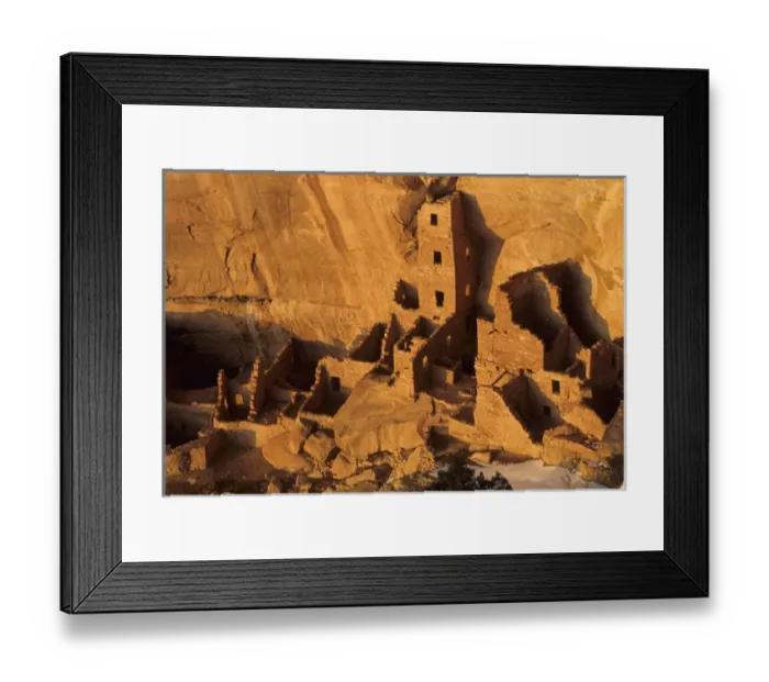 Framed Print : USA, Native American Cliff Dwellings, Square Tower House, Mesa Verde National Park Framed Print : USA, Native American Cliff Dwellings, Square Tower House, Mesa Verde National Park