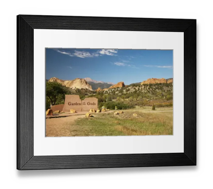 Framed Print : North America, USA, Colorado, Springs, Garden of the Gods Historic Site