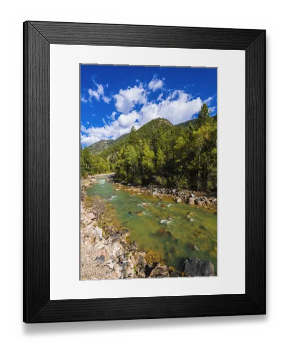 Framed Print : The Animas River, San Juan National Forest, Colorado USA Framed Print : The Animas River, San Juan National Forest, Colorado USA
