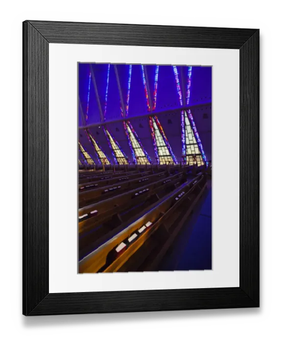 Framed Print : USA, Colorado, Colorado Springs, United States Air Force Academy, Cadets Chapel Framed Print : USA, Colorado, Colorado Springs, United States Air Force Academy, Cadets Chapel