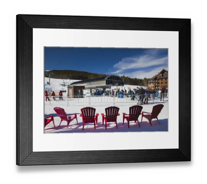 Framed Print : USA, Colorado, Breckenridge, ski lodge, Peak 7, NR Framed Print : USA, Colorado, Breckenridge, ski lodge, Peak 7, NR