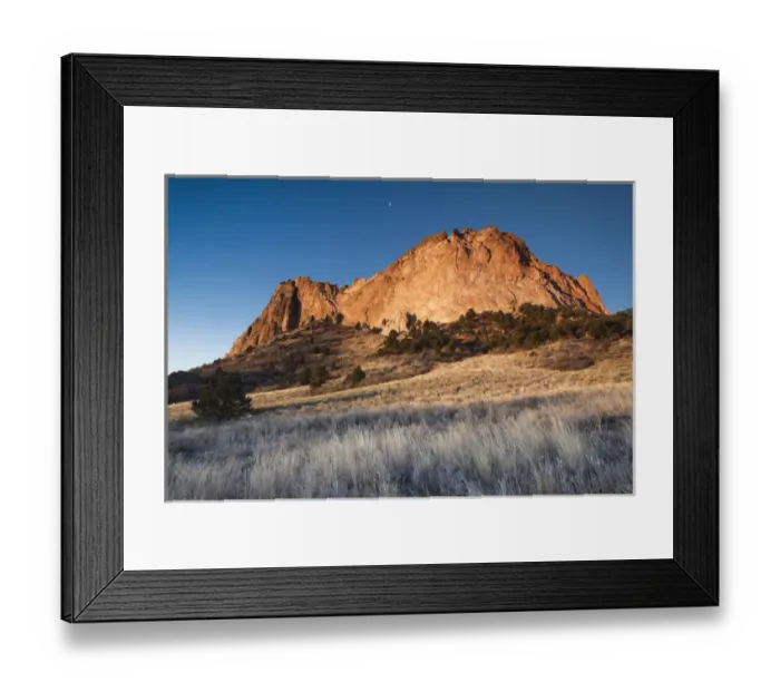 Framed Print : USA, Colorado, Colorado Springs, Garden of the Gods, rock formations, dawn